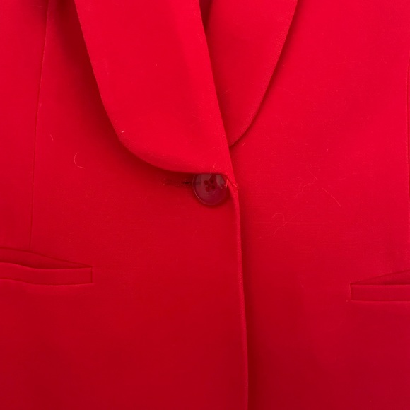 BASQUE SOFT RED BLAZER - Picture 2 of 4